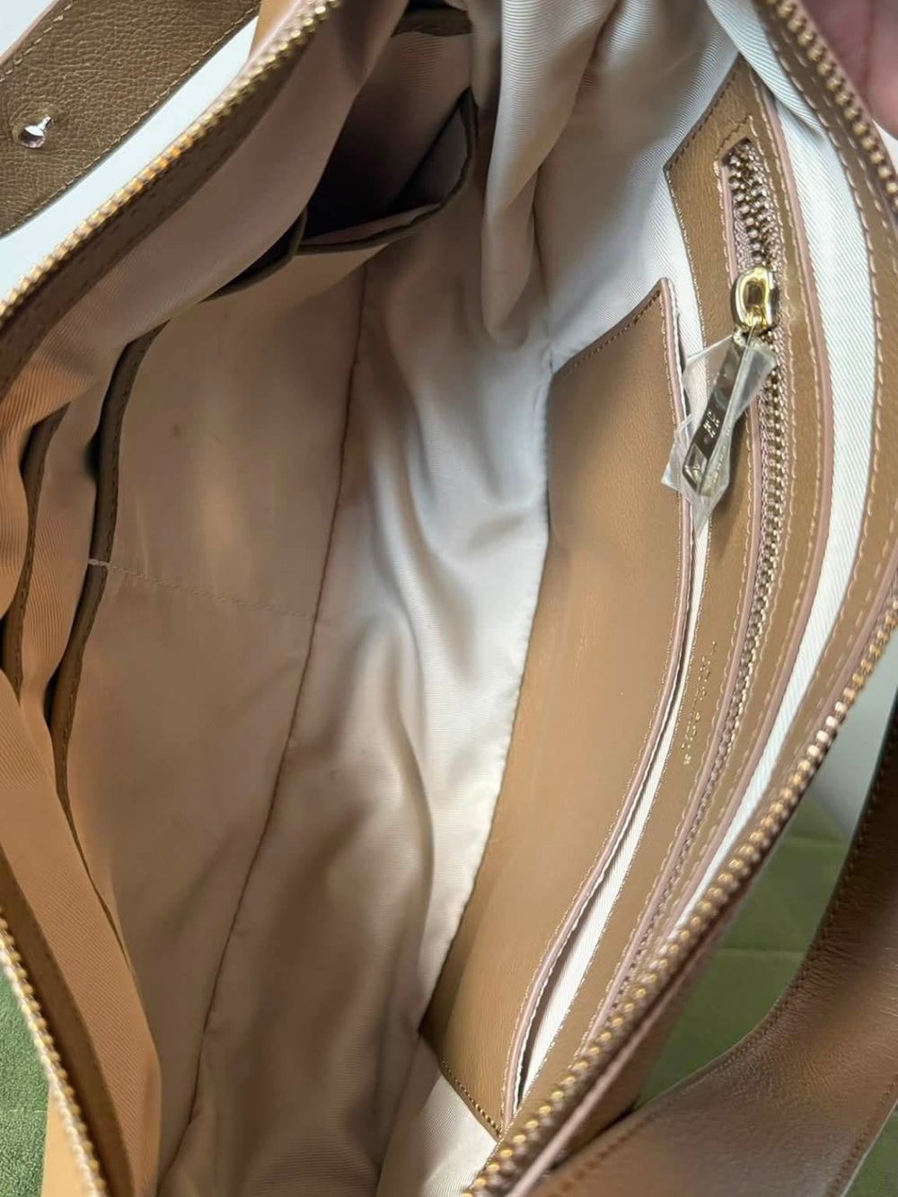 Mina Baie Leather Khloe in Teddy Color - Picture 9 of 11